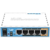 MikroTik hAP small home access point (RB951UI-2ND) Wit, Qualcomm QCA9531 CPU, PoE, WiFi 4