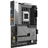 SAPPHIRE NITRO+ B850A WIFI 7 socket AM5 moederbord Zwart/grijs, RAID, 2.5 Gb-LAN, Wi-Fi 7, BT 5.3, Sound, ATX