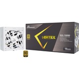 Seasonic VERTEX GX-1000 White Edition, 1000W  voeding  Wit, 1x 12VHPWR, 3x PCIe, kabelmanagement