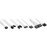 Sharkoon Rebel P20 850 White modulaire 850 watt voeding  Wit, 1x 12V-2x6, 4x PCIe