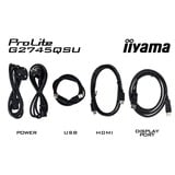 iiyama G-Master Black Hawk G2745QSU-B2 27" gaming monitor Zwart, 100 Hz, HDMI, DisplayPort, USB, Audio, Adaptive Sync