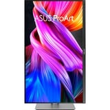 ASUS ProArt Display PA329CRV 32" 4K Ultra HD monitor Zilver/zwart, 1x DisplayPort, 2x HDMI, 1x USB-C, 3x USB-A