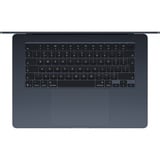 Apple MacBook Air 15" 2025 (MW1L3FN/A) laptop Zwart | M4 | 10-Core GPU | 16 GB | 256 GB SSD