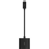 Belkin USB-C/Ethernet- en oplaadadapter Zwart
