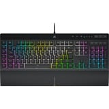 Corsair K55 RGB PRO XT, gaming toetsenbord Zwart, BE Lay-out, Membraan, RGB leds