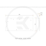 EKWB EK-Quantum Vector² Trio RTX 3090 Ti Backplate - Nikkel nikkel