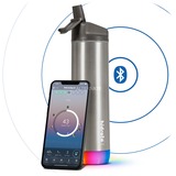 HidrateSpark Steel Straw RVS slimme drinkfles, 620 ml Roestvrij staal, Bluetooth