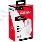 HyperX Pulsefire Haste 2 - Gaming Mouse Wit, 400 - 26.000 Dpi, RGB led