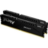 Kingston FURY 32 GB DDR5-5600 (2x 16 GB) Kit werkgeheugen Zwart, KF556C36BBEK2-32, Beast, XMP, EXPO