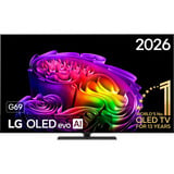 LG OLED evo AI G6 (OLED65G69LS) 65" Ultra HD OLED-tv Zwart, 4x HDMI, 3x USB, Optisch, Bluetooth, LAN, WLAN, CI+, HDR10, Dolby Vision