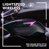 Logitech G502 X PLUS LIGHTSPEED Draadloze RGB Gamingmuis Zwart, 100-25.600 dpi