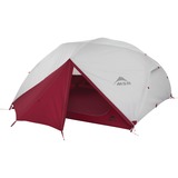 MSR Elixir 4 Backpacking Tent Lichtgrijs/rood, Model 2021