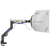 Neomounts ACE gaming DS70-256BL1 Gaming monitorarm Paars/zwart, Gasveer, Topfix, 180°-stop