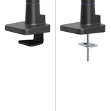 Neomounts ACE gaming DS70-256BL1 Gaming monitorarm Paars/zwart, Gasveer, Topfix, 180°-stop