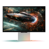 SAMSUNG Odyssey 3D G90XF 27" 4K UHD gaming monitor Zilver, 165 Hz, 3D, HDMI, DisplayPort, USB, Audio, AMD FreeSync