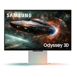 Samsung Odyssey 3D G90XF 27" 4K UHD gaming monitor Zilver, 2x HDMI, DisplayPort, 2x USB-A, USB-B, 165 Hz