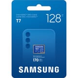Samsung T7 microSD 128 GB geheugenkaart Blauw, UHS-I U3, Class 10, V30