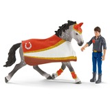 Schleich Horse Club -  Mia's voltige rijset speelfiguur 