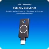 Yubico YubiKey C Bio - FIDO Edition security key Zwart, USB-C