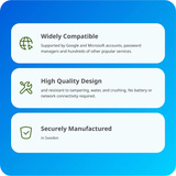 Yubico YubiKey C Bio - FIDO Edition security key Zwart, USB-C