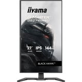 iiyama G-Master Black Hawk GB2741HSU-B1 27" gaming monitor Zwart, 144Hz, HDMI, DisplayPort, USB, Audio, AMD Free-Sync