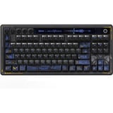 8BitDo Retro 87 Mechanical Keyboard - Mecha BREAK, gaming toetsenbord Zwart/blauw, US lay-out, Kailh Box Jellyfish Pro Glaze, TKL, ABS keycaps, Hot-swap, Bluetooth LE 5.0, Wireless 2.4GHz, USB