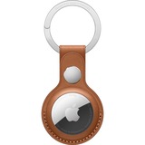 Apple Leren AirTag-sleutelhanger - Zadelbruin, hoesje bruin