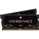 Corsair 64 GB DDR4-3200 Kit laptopgeheugen Zwart, CMSX64GX4M2A3200C22, Vengeance