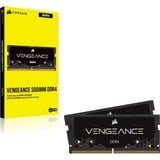 Corsair 64 GB DDR4-3200 Kit laptopgeheugen Zwart, CMSX64GX4M2A3200C22, Vengeance