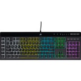 Corsair K55 RGB PRO gaming toetsenbord Zwart, US lay-out (QWERTY), Membraan, 100%, RGB leds