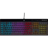 Corsair K55 RGB PRO gaming toetsenbord Zwart, US lay-out (QWERTY), Membraan, 100%, RGB leds