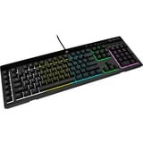 Corsair  K55 RGB PRO Gaming toetsenbord Zwart, US lay-out, Membraan, RGB-leds