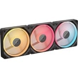 Corsair iCUE LINK LX120-R RGB Reverse Fans Starter Kit case fan Zwart, 3 stuks, 4-pin PWM