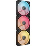 Corsair iCUE LINK LX120-R RGB Reverse Fans Starter Kit case fan Zwart, 3 stuks, 4-pin PWM