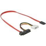 DeLOCK SAS SFF-8482 naar 4-pin 5,25" + 7-pin SATA adapterkabel 0,5 meter