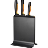 Fiskars Functional Form Kunststof messenblok met 3 messen Meerkleurig, Japans roestvrij staal | handvat met SoftGrip