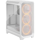 Fractal Design Meshify 3 RGB TG Clear Tint midi tower behuizing Wit | 2x USB-A | 1x USB-C | RGB | Tempered Glass
