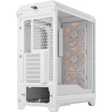 Fractal Design Meshify 3 RGB TG Clear Tint midi tower behuizing Wit | 2x USB-A | 1x USB-C | RGB | Tempered Glass