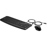 HP Pavilion toetsenbord en -muis 200, desktopset Zwart, BE Lay-out, 1600 dpi