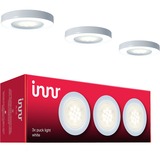 INNR Smart Puck Lights ledlamp Wit, 2700K, Dimbaar, 3 stuks