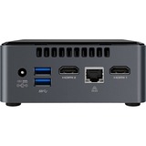 Intel® NUC Kit NUC7CJYHN2 barebone Zwart | Celeron J4005 | UHD Graphics 600 | Zonder besturingssysteem