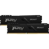 Kingston FURY 32 GB DDR4-3600 (2x 16 GB) Kit werkgeheugen Zwart, KF436C18BBK2/32, Beast, XMP 2.0