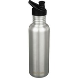 Klean Kanteen Classic met Sport Cap drinkfles Geborsteld rvs, 800 ml