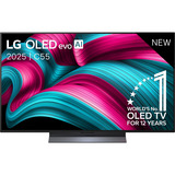 LG OLED evo AI C5 48" Ultra HD OLED-tv Zwart, 4x HDMI, 3x USB, Optisch, Bluetooth, LAN, WLAN, HDR10, Dolby Vision