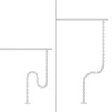 Neomounts ADS06-130WH Kabelgeleider - schroefbevestiging - universeel kabelgeleiding Wit