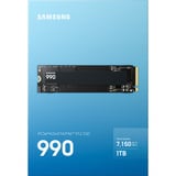 Samsung 990 1 TB SSD MZ-V9V1T0BW, PCIe Gen 4.0 x4, NVMe 2.0