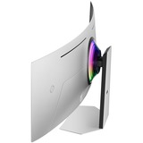 Samsung Odyssey G9 G95SD 49" Curved UltraWide gaming monitor Zilver, HDMI, Micro-HDMI, DisplayPort, 2x USB-C, Wi-Fi 5, BT, 240 Hz