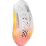 SteelSeries Aerox 3 Wireless Gen 2 Ghost gaming muis Wit/transparant, 26.000 DPI | RGB | 2,4 GHz