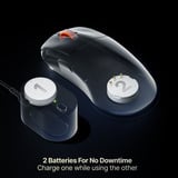 SteelSeries Rival Pro Mini gaming muis Wit, 100 - 42.000 DPI, 8K, UWB / 6 GHz