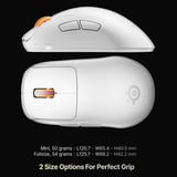 SteelSeries Rival Pro Mini gaming muis Wit, 100 - 42.000 DPI, 8K, UWB / 6 GHz